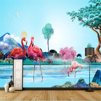 beibehang Large Custom Wallpaper 3D 3D Watercolor Flamingo Wallpaper Wall Decorative Painting
beibehang Large Custom Wallpaper 3D 3D Watercolor Flamingo Wallpaper Wall Decorative Painting