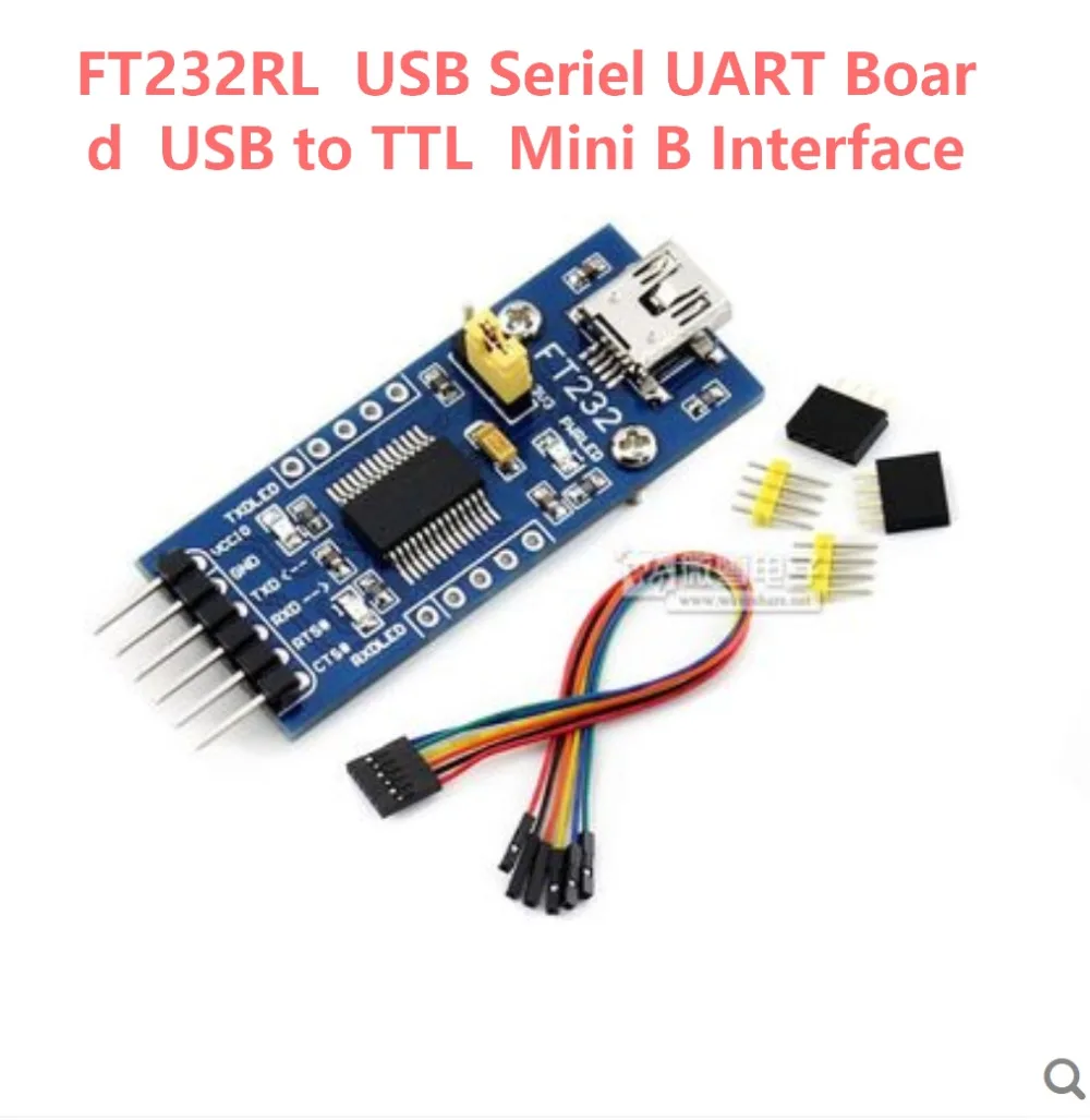 FT232RL FT232 USB Seriel UART Board USB to TTL USB PORT MINI-B interface support windows8 WinCE Android Mac Linux
FT232RL FT232 USB Seriel UART Board USB to TTL USB PORT MINI-B interface support windows8 WinCE Android Mac Linux