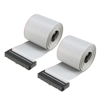 Uxcell 2pcs Gray/Rainbow 26/30/34 Pins 48/66/128cm Long 2.54mm Pitch IDC Flat Jumper Cable Dupont Flexible Ribbon With Connector
Uxcell 2pcs Gray/Rainbow 26/30/34 Pins 48/66/128cm Long 2.54mm Pitch IDC Flat Jumper Cable Dupont Flexible Ribbon With Connector