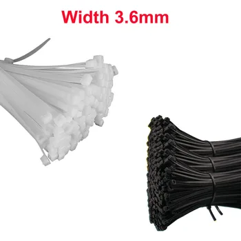100PCS 5 X 300/350/400/450/500mm White/Black Milk Cable Wire Zip Ties Self Locking Nylon Cable Tie Width 3.6mm
100PCS 5 X 300/350/400/450/500mm White/Black Milk Cable Wire Zip Ties Self Locking Nylon Cable Tie Width 3.6mm