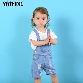 YATFIML Denim Blue Jean Overalls Sleeveless Rompers Summer Children's Clothing Newborn Baby Girls Kids
YATFIML Denim Blue Jean Overalls Sleeveless Rompers Summer Children's Clothing Newborn Baby Girls Kids