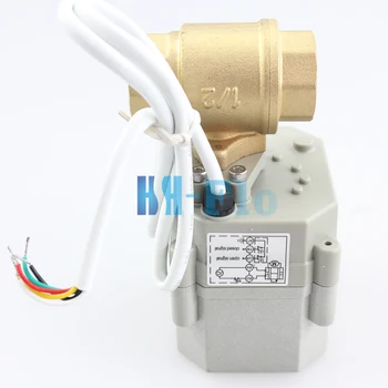 HSH-Flo 1/2" DN15 110-230VAC 2 Way Motorized Ball Valve, Position Feedback Brass Auto Return Electrical Ball Valve
HSH-Flo 1/2" DN15 110-230VAC 2 Way Motorized Ball Valve, Position Feedback Brass Auto Return Electrical Ball Valve