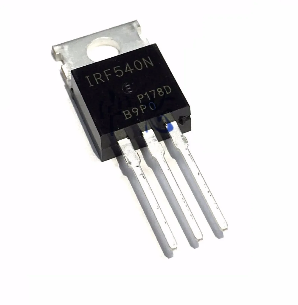 10 шт. IRF540N IRF540 TO-220 N-Channel 33A 100В силовой MOSFET | Электроника