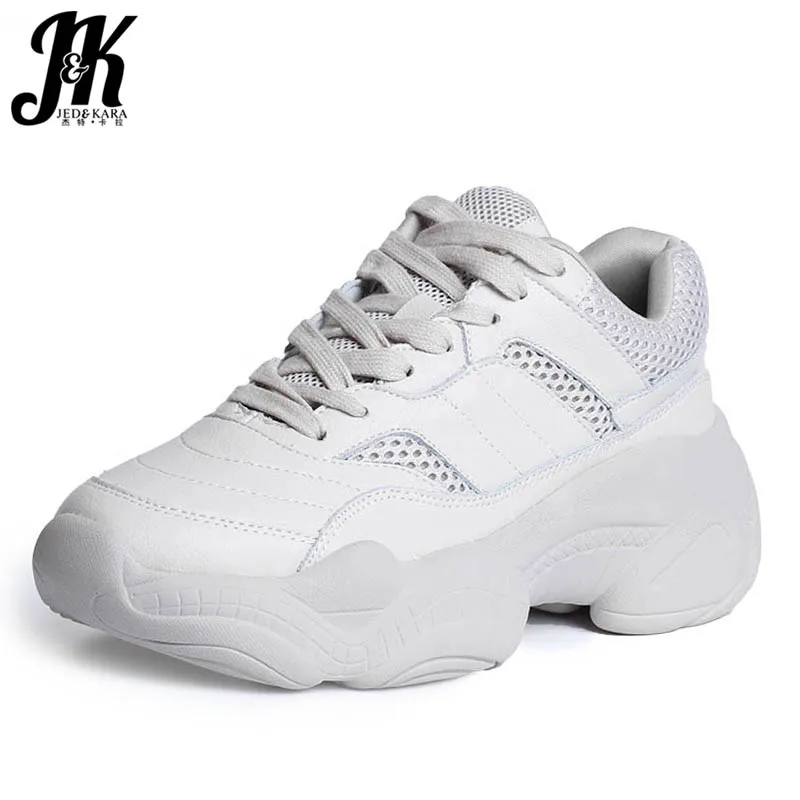 JK 2019 Pu Mesh Fashion Casual Flats Woman Round Toe Footwear Platform Dorky Dad Shoes Female Clunky Sneakers Shoes Spring New
JK 2019 Pu Mesh Fashion Casual Flats Woman Round Toe Footwear Platform Dorky Dad Shoes Female Clunky Sneakers Shoes Spring New