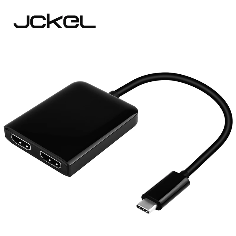 Jckel USB C HUB Adapter USB C 3.1 to HDMI Adapter USB Type C Male to Dual HDMI Female 4K 30Hz UHD Video Converter for Macbook
Jckel USB C HUB Adapter USB C 3.1 to HDMI Adapter USB Type C Male to Dual HDMI Female 4K 30Hz UHD Video Converter for Macbook