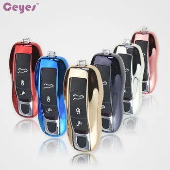 Ceyes Car Key Fob Holder Cover Case For Porsche Cayenne 911 996 Panamera Macan TPU Car Protection Shell Auto Accessories Styling
Ceyes Car Key Fob Holder Cover Case For Porsche Cayenne 911 996 Panamera Macan TPU Car Protection Shell Auto Accessories Styling