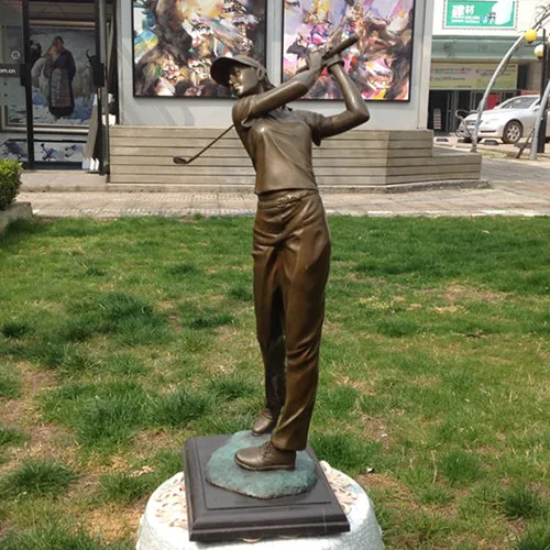 Female Golf exquisite bronze sculpture decoration Home Furnishing high-end business gifts
Female Golf exquisite bronze sculpture decoration Home Furnishing high-end business gifts