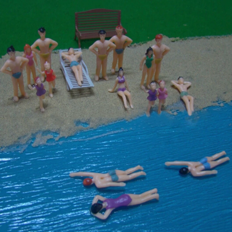 20Pcs Painted swimming Figures Scale 1:50 for Model Train layout Beach people
20Pcs Painted swimming Figures Scale 1:50 for Model Train layout Beach people