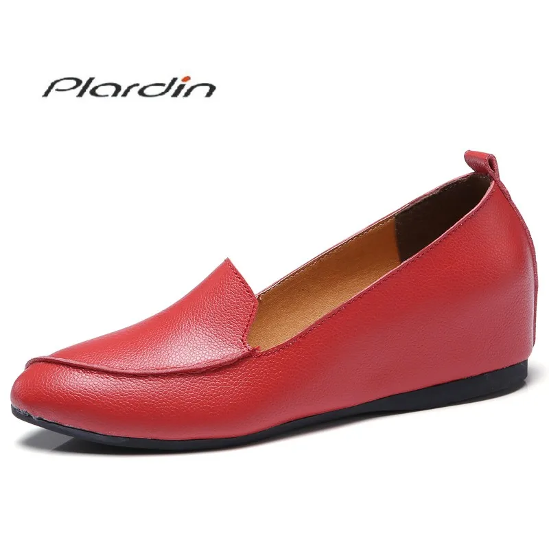 Plardin Cow Muscle Ballet Light shoes Sewing Women Genuine Leather Shoes Woman Flexible Nurse soft Peas Loafer Flats Increase
Plardin Cow Muscle Ballet Light shoes Sewing Women Genuine Leather Shoes Woman Flexible Nurse soft Peas Loafer Flats Increase