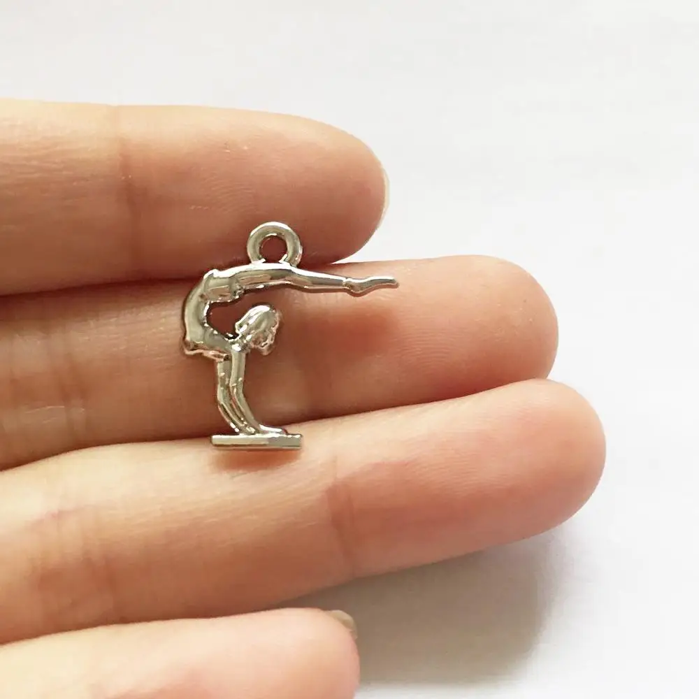 BULK 30 Zinc Alloy Gymnastic Sports Charms for DIY Jewelry Making Gifts for Gymnast Graduation 16*16mm 1g
BULK 30 Zinc Alloy Gymnastic Sports Charms for DIY Jewelry Making Gifts for Gymnast Graduation 16*16mm 1g
