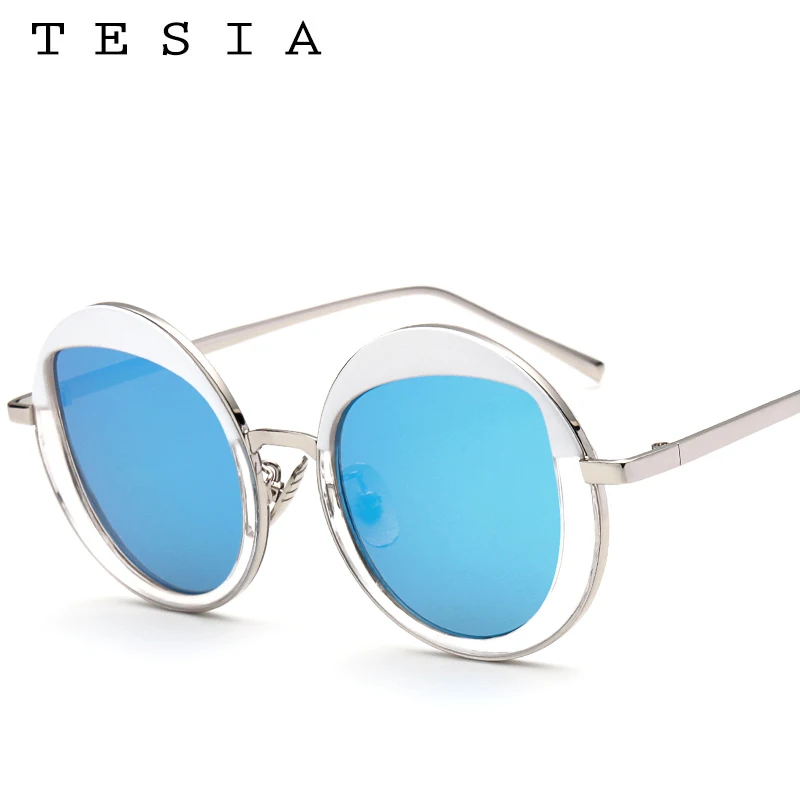 TESIA New Arrivel Ladies Sunglasses Women Mirror Glasses Female Cat Eye Lens With Eye Bow Round Frames T883
TESIA New Arrivel Ladies Sunglasses Women Mirror Glasses Female Cat Eye Lens With Eye Bow Round Frames T883