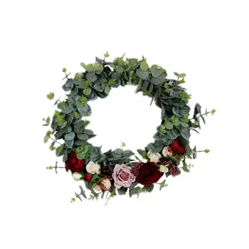 Adeeing Outer Diameter 42cm Pretty Rose Wreath Garland Floriation Hanging for Door Wedding Festival
Adeeing Outer Diameter 42cm Pretty Rose Wreath Garland Floriation Hanging for Door Wedding Festival