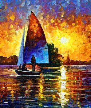 Modern handmade paintingSailing boat in the nightfall on oil painting canvas for home decor , wallpaper, gallery
Modern handmade paintingSailing boat in the nightfall on oil painting canvas for home decor , wallpaper, gallery