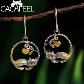GAGAFEEL 925 Sterling Silvre Jewelry Cute Cat Earrings for Women Lovely Animal Drop Earrings with Heart Brincos
GAGAFEEL 925 Sterling Silvre Jewelry Cute Cat Earrings for Women Lovely Animal Drop Earrings with Heart Brincos