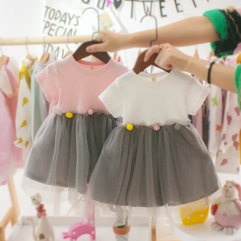 Fashion Infant Baby girls Dress summer Lace splice baby dresses Toddler Girls clothes Short sleeve Baby Girls Clothing
Fashion Infant Baby girls Dress summer Lace splice baby dresses Toddler Girls clothes Short sleeve Baby Girls Clothing