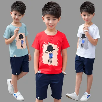 2019 New Summer Boys Clothing Sets Kids Boys Tops T-shirt+pant 2 pieces Boys Tracksuit New Fashion 6 8 10 12 14 years
2019 New Summer Boys Clothing Sets Kids Boys Tops T-shirt+pant 2 pieces Boys Tracksuit New Fashion 6 8 10 12 14 years