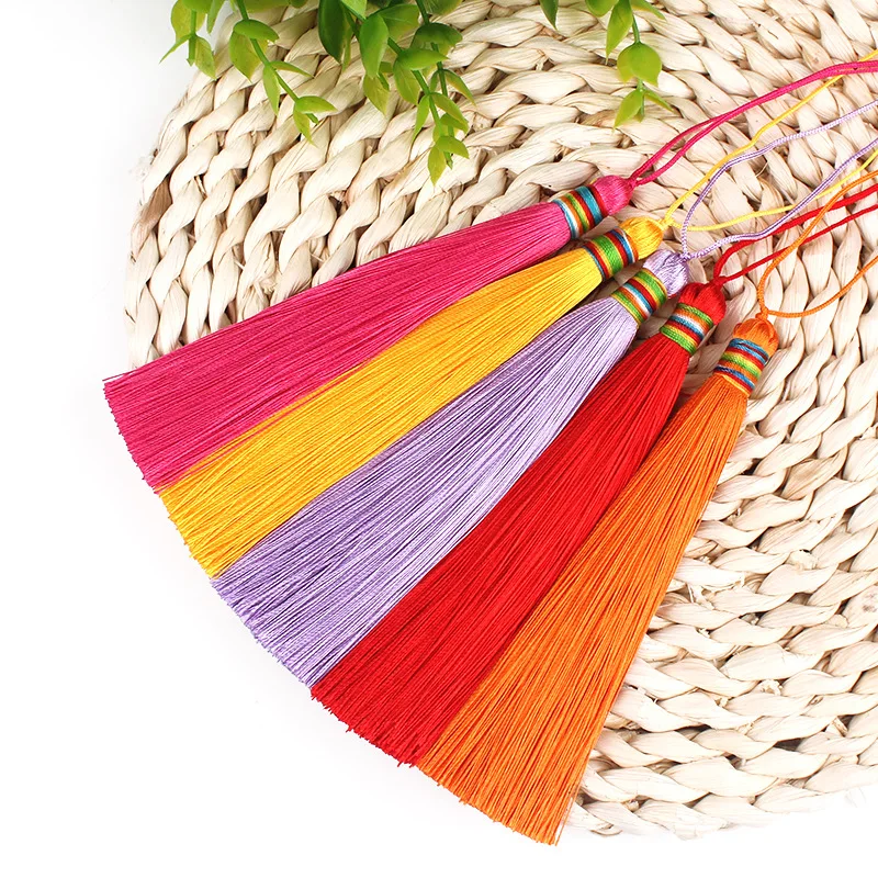 12pcs/lot 13cm DIY Colourful line tassel silk fringe sewing bang tassel trim decorative key tassels for curtain home decoration
12pcs/lot 13cm DIY Colourful line tassel silk fringe sewing bang tassel trim decorative key tassels for curtain home decoration