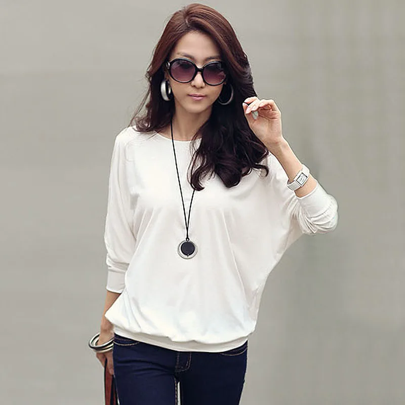 BOBOKATEER batwing sleeve t shirt women t-shirts cotton poleras de mujer moda 2019 loose t-shirt women tops tee shirt femme top
BOBOKATEER batwing sleeve t shirt women t-shirts cotton poleras de mujer moda 2019 loose t-shirt women tops tee shirt femme top