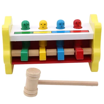 Wooden Early Education Enlightenment Strike Trapeze Game Kids Funny Stack Driver Exercise Hand-eye Coordination Educational Toys
Wooden Early Education Enlightenment Strike Trapeze Game Kids Funny Stack Driver Exercise Hand-eye Coordination Educational Toys
