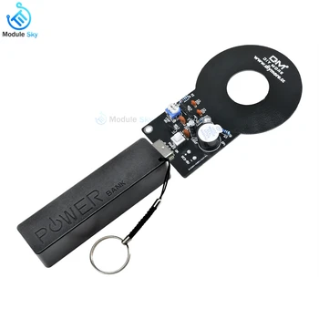 18650 Battery Box with Metal Detector Kit Electronic DC 3-5V 60mm Sensor Board Module Metal Detector with 18650 USB Bank Holder
18650 Battery Box with Metal Detector Kit Electronic DC 3-5V 60mm Sensor Board Module Metal Detector with 18650 USB Bank Holder