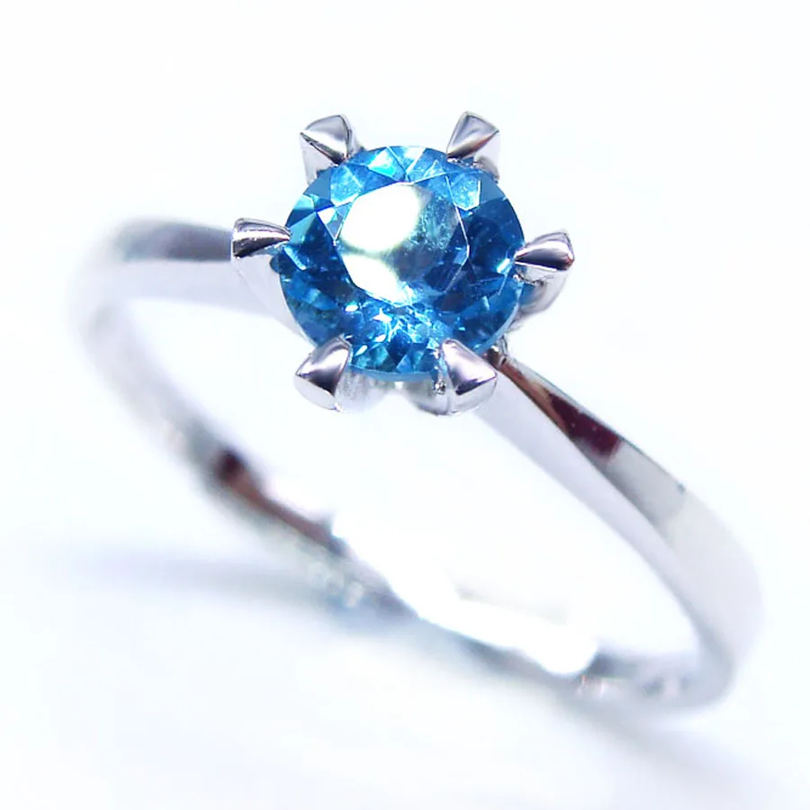 2019 Blue Topaz Ring 925 Stering Silver Natural Gemstone Women VVS Engagement Party Round Ring gift Blue Ring Fine Jewelry
2019 Blue Topaz Ring 925 Stering Silver Natural Gemstone Women VVS Engagement Party Round Ring gift Blue Ring Fine Jewelry