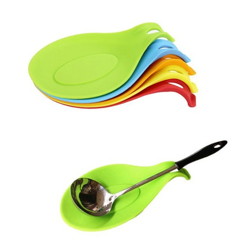 Rubber Spoon Mat High Temperature Spoon Mat Spoon Mat Spoon Storage Shelf Kitchen Tool Accessories 1pc Random Color
Rubber Spoon Mat High Temperature Spoon Mat Spoon Mat Spoon Storage Shelf Kitchen Tool Accessories 1pc Random Color