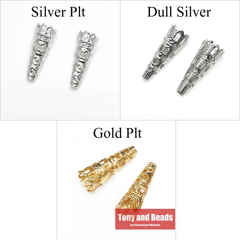 (50Pcs=1Lot ! ) Free Shipping Jewelry Finding 9x22MM Bugle Filigree Bead End Cap Cone Gold Silver Bronze Nickel Plated No.BC8
(50Pcs=1Lot ! ) Free Shipping Jewelry Finding 9x22MM Bugle Filigree Bead End Cap Cone Gold Silver Bronze Nickel Plated No.BC8
