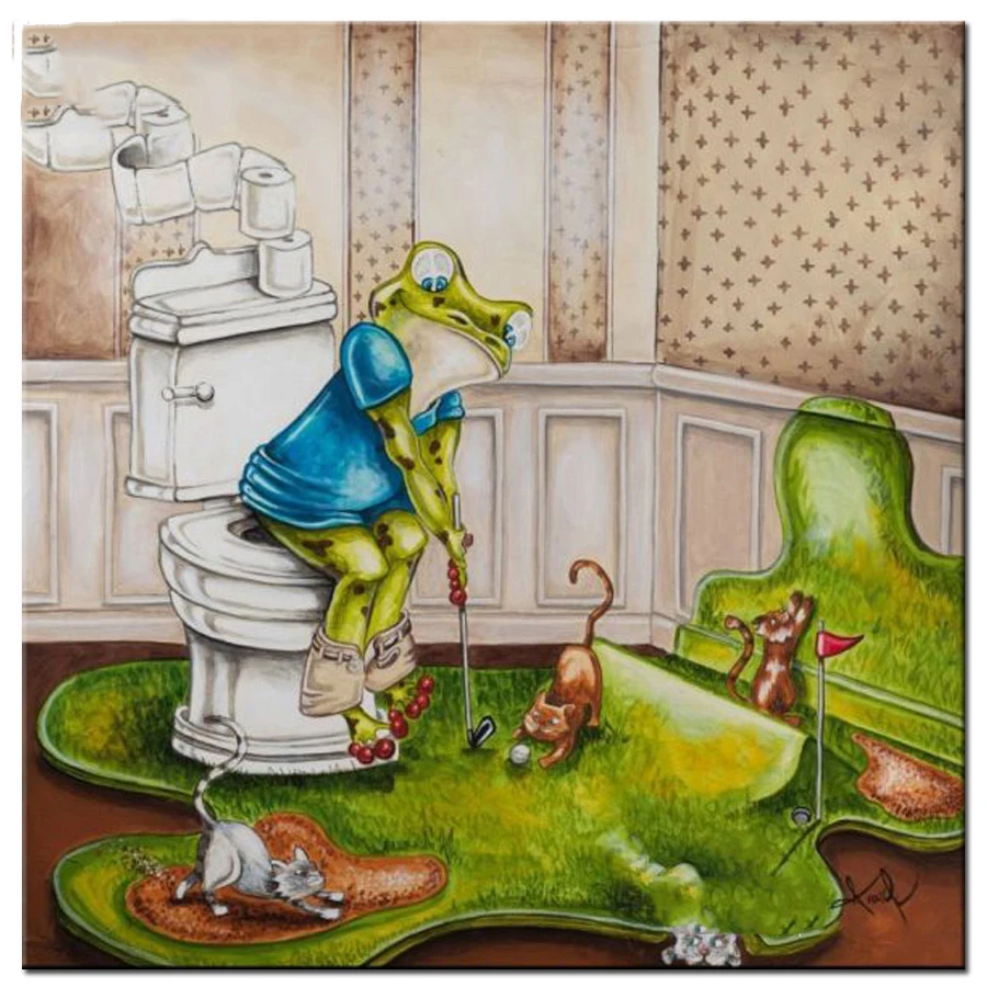 Toilet Frog Diy Full Square Diamond Embroidery Cartoon 5D Diamond Painting Cross Stitch Mosaic Arts Decorative
Toilet Frog Diy Full Square Diamond Embroidery Cartoon 5D Diamond Painting Cross Stitch Mosaic Arts Decorative
