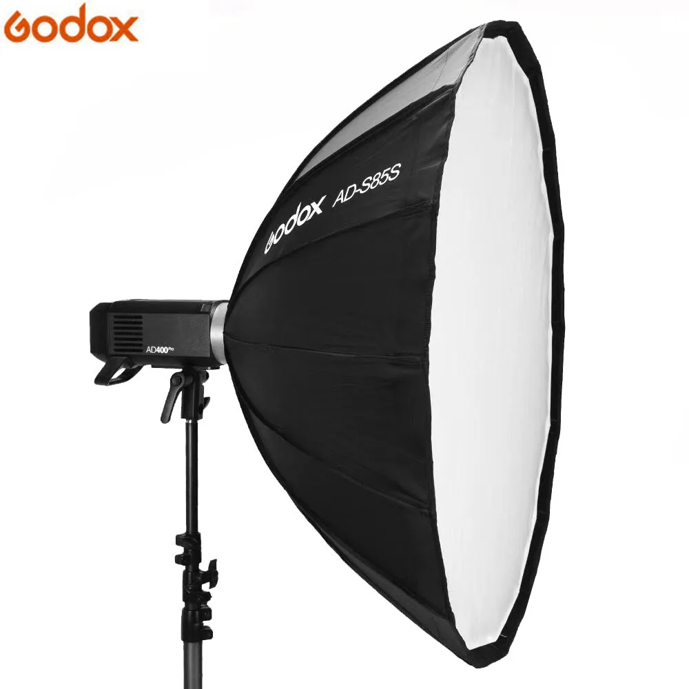 Godox 85cm AD-S85S built-in silver softbox with honeycomb grid Mount for AD400PRO flash | Электроника