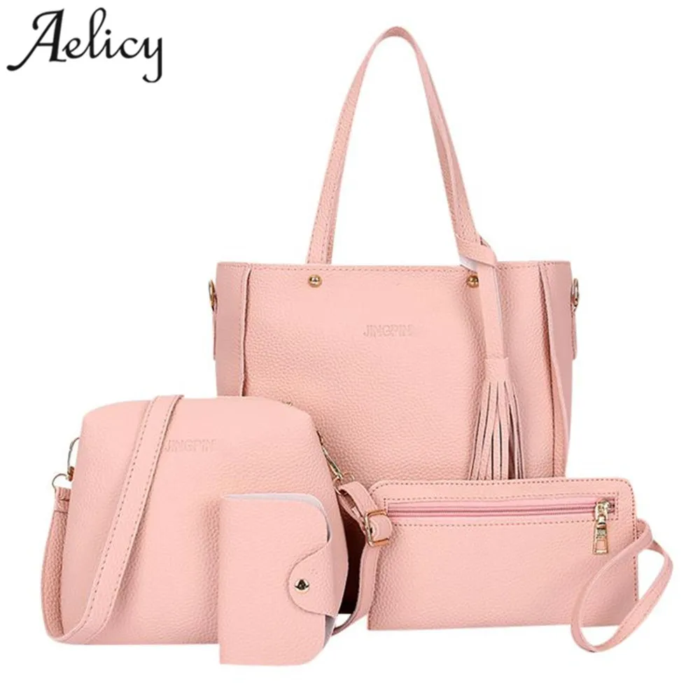 Aelicy Bag Set New PU Leather Bag Women 4pcs Shoulder Bag+Messenger Bag+handbag Fashion Bags For Women 2019 Luxury Composite Bag
Aelicy Bag Set New PU Leather Bag Women 4pcs Shoulder Bag+Messenger Bag+handbag Fashion Bags For Women 2019 Luxury Composite Bag