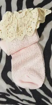 Lolita Princess100% cotton cutout female White lace sweet short socks KCW025
Lolita Princess100% cotton cutout female White lace sweet short socks KCW025