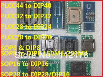 Free shipping TL866CS TL866A TL866II EZP2010 Adapter PLCC44/32/28/20 SOP8&DIP8 SOP16 to DIP16 SOP28 to DIP28 DIP16/SOP8 to DIP8
Free shipping TL866CS TL866A TL866II EZP2010 Adapter PLCC44/32/28/20 SOP8&DIP8 SOP16 to DIP16 SOP28 to DIP28 DIP16/SOP8 to DIP8