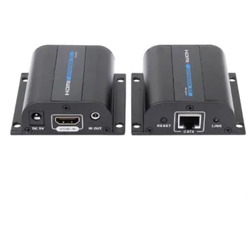 LKV372A 60m HDMI Extender Transmitter +Receiver Sender with RJ45 LAN CAT6 Signal Network Cable For DVD PS3 Projector
LKV372A 60m HDMI Extender Transmitter +Receiver Sender with RJ45 LAN CAT6 Signal Network Cable For DVD PS3 Projector
