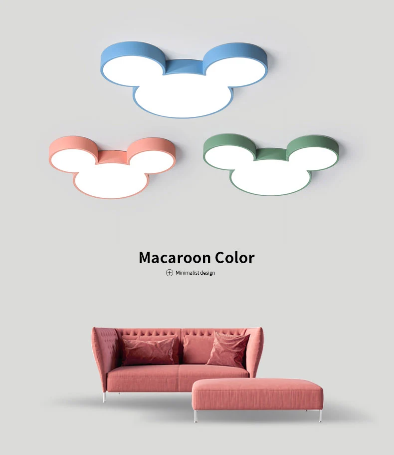 DX Color Mickey Led Ceiling Lights (1)