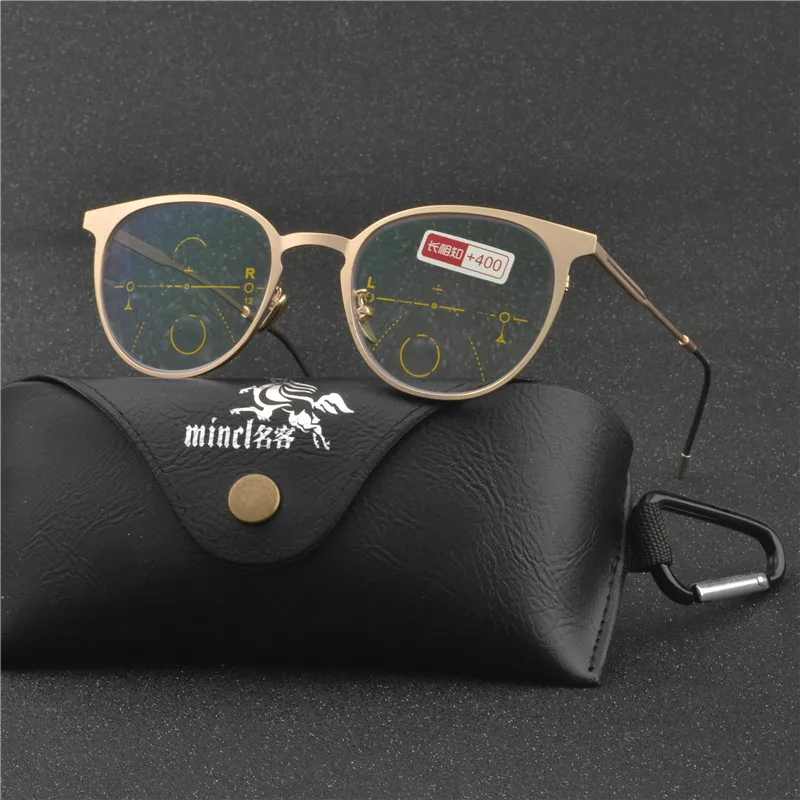 Retro classic simple round progressive reading glasses fashion men and women color multi-focus graduation glasses FML
Retro classic simple round progressive reading glasses fashion men and women color multi-focus graduation glasses FML