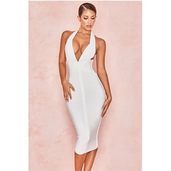DEIVE TEGER 2019 New Women Halter Bandage Dress Vestidos White Backless Tank Sexy Bodycon Club Dresses Party Dress HL4819
DEIVE TEGER 2019 New Women Halter Bandage Dress Vestidos White Backless Tank Sexy Bodycon Club Dresses Party Dress HL4819