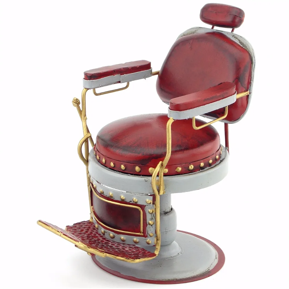 Retro iron model decorations creative crafts barber chair micro metal decoration creative home furnishings tinplate handmade
Retro iron model decorations creative crafts barber chair micro metal decoration creative home furnishings tinplate handmade