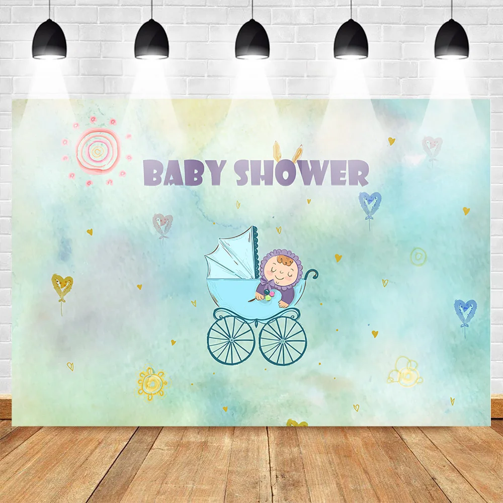 Neoback Newborn Baby Shower Backdrop for Lady Baby Carriage Background Party Banner Love Customized Photographic Backdrops
Neoback Newborn Baby Shower Backdrop for Lady Baby Carriage Background Party Banner Love Customized Photographic Backdrops