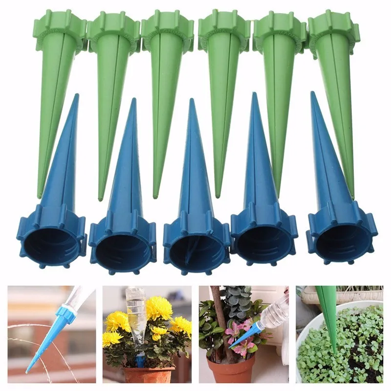 12 Plant Flower Water Control Drip Cone Spike Waterer Bottle Irrigation System ZX031
12 Plant Flower Water Control Drip Cone Spike Waterer Bottle Irrigation System ZX031