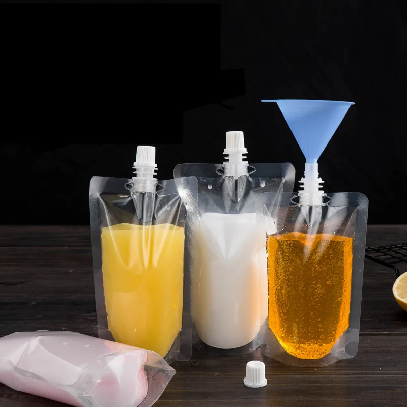 1000 Pack 200ml/250ml/300ml/500ml, Stand-up Plastic Drink Packaging Bag Spout Pouch for Beverage Liquid Juice Milk Coffee
1000 Pack 200ml/250ml/300ml/500ml, Stand-up Plastic Drink Packaging Bag Spout Pouch for Beverage Liquid Juice Milk Coffee
