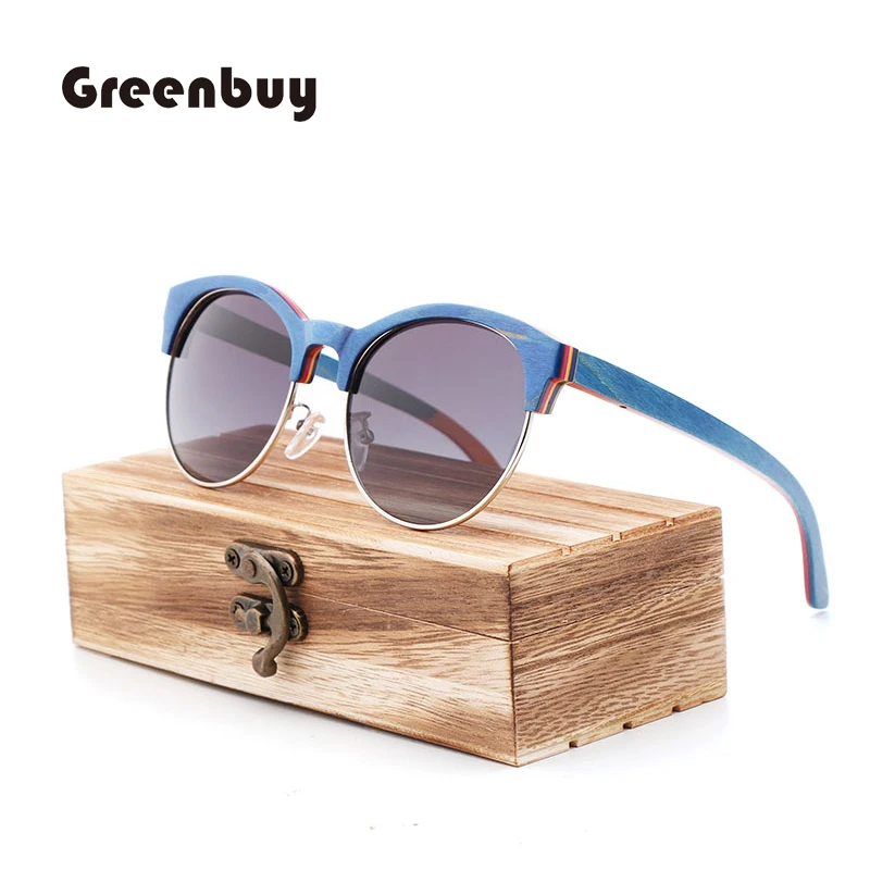 semi-rimless skateboard wood round sunglasses polarized fashion sunglasses women wood bamboo UV400 Retro sunglasses
semi-rimless skateboard wood round sunglasses polarized fashion sunglasses women wood bamboo UV400 Retro sunglasses