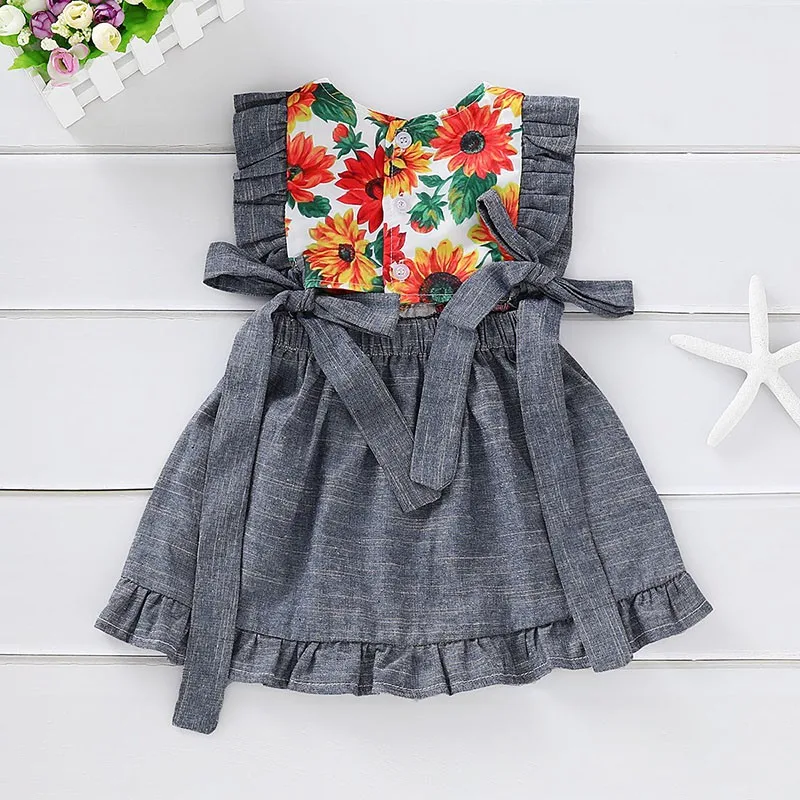 Summer baby girl clothes set sister clothes dress gray flower cotton comfortable for 0-18M
Summer baby girl clothes set sister clothes dress gray flower cotton comfortable for 0-18M