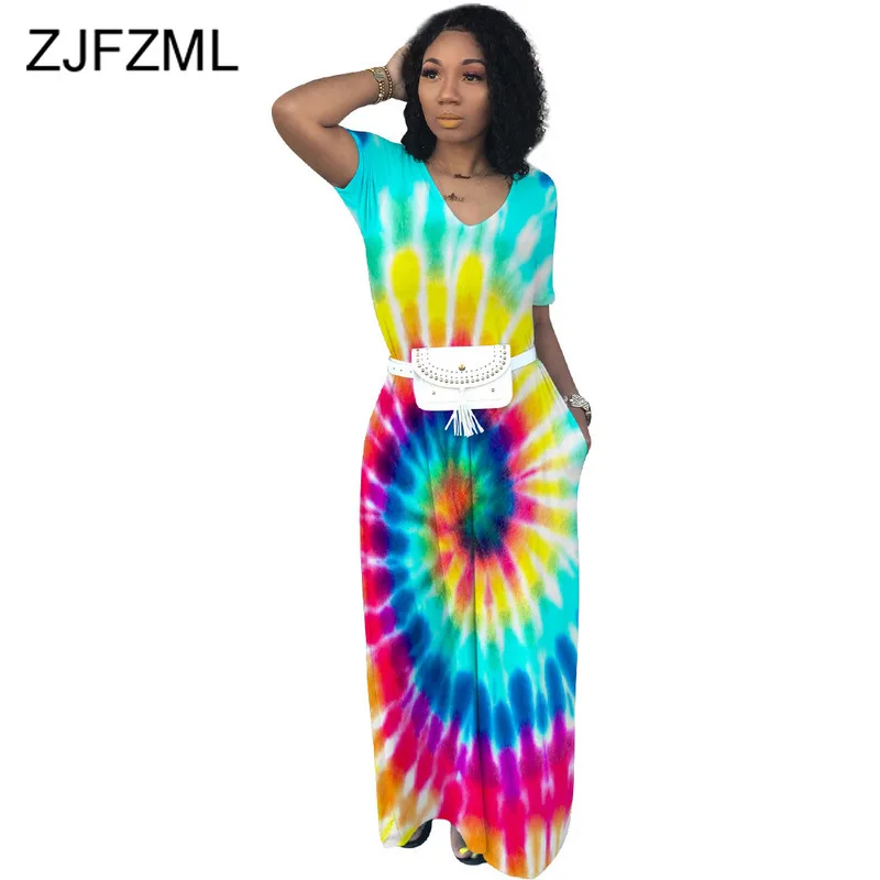 Rainbow Tie Dye Sexy Bohemian Dress Women Off The Shoulder Backless Long Maxi Dress Summer Slash Neck Short Sleeve Beach Dresses
Rainbow Tie Dye Sexy Bohemian Dress Women Off The Shoulder Backless Long Maxi Dress Summer Slash Neck Short Sleeve Beach Dresses