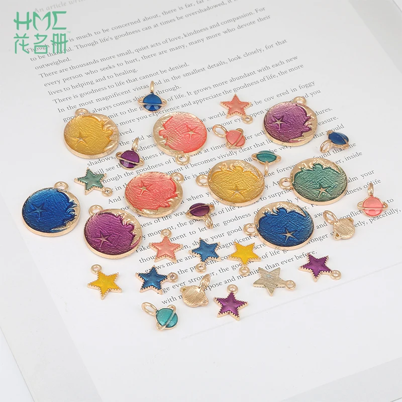 Alloy Pendant Round Star Moon/Planet Enamel Charm Pendant For DIY Jewelry Findings Necklace Bracelet Earring Making
Alloy Pendant Round Star Moon/Planet Enamel Charm Pendant For DIY Jewelry Findings Necklace Bracelet Earring Making