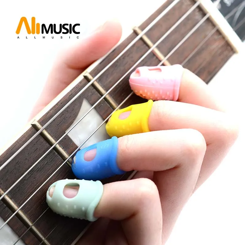 ALLMusic 4Pcs/Set Silicone Finger Guards Guitar Fingertip Protectors For Ukulele Guitar S M L Available
ALLMusic 4Pcs/Set Silicone Finger Guards Guitar Fingertip Protectors For Ukulele Guitar S M L Available
