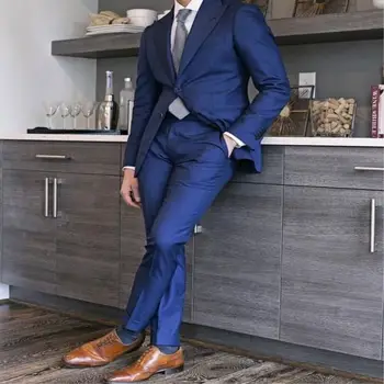 Latest Coat Pant Designs Blue Casual Mens Suit Slim Fit Stylish Suits Custom Simple Men Tuxedo 2 Piece Terno Masculino
Latest Coat Pant Designs Blue Casual Mens Suit Slim Fit Stylish Suits Custom Simple Men Tuxedo 2 Piece Terno Masculino