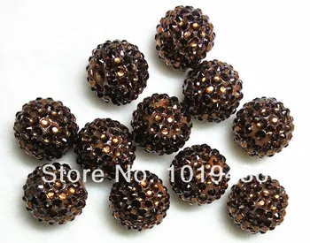 18X20MM Brown purple color 100pcs / lot Chunky Resin Rhinestone Beads,Bling Resin Ball Beads, for Chunky Necklace Jewelry
18X20MM Brown purple color 100pcs / lot Chunky Resin Rhinestone Beads,Bling Resin Ball Beads, for Chunky Necklace Jewelry
