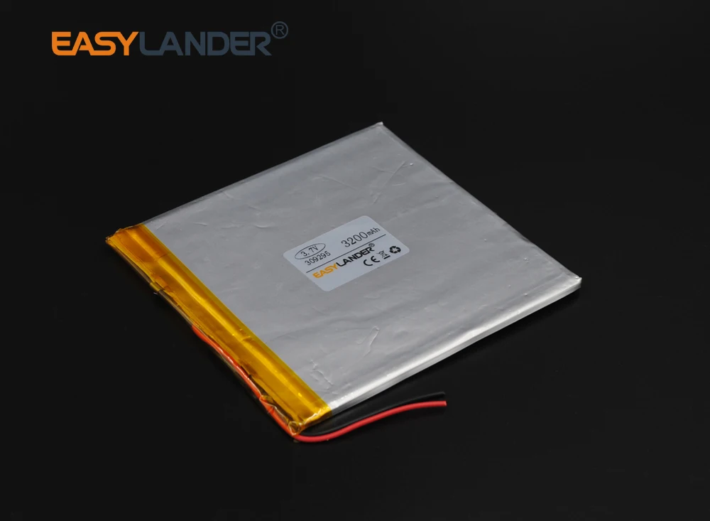 3Pcs/Lot 3.7V 3200mAh 309295 lipo Polymer Li-ion Battery For Walkie talkie DVD Garden lighting DIY Consumer electronics
3Pcs/Lot 3.7V 3200mAh 309295 lipo Polymer Li-ion Battery For Walkie talkie DVD Garden lighting DIY Consumer electronics