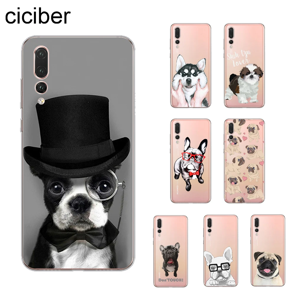 ciciber Dog pug bulldog Cover For Huawei P30 P20 P10 P9 P8 Lite Pro Plus 2017 P smart 2019 Phone Cases Shell Capa Coque Soft TPU
ciciber Dog pug bulldog Cover For Huawei P30 P20 P10 P9 P8 Lite Pro Plus 2017 P smart 2019 Phone Cases Shell Capa Coque Soft TPU