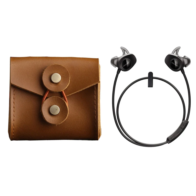 Full Grain Leather Portable Protect Case Bag Pouch for Bose SoundSport Wireless Headphones Earphone Cases Accessories
Full Grain Leather Portable Protect Case Bag Pouch for Bose SoundSport Wireless Headphones Earphone Cases Accessories